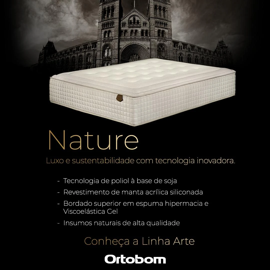 Colchão Nature da Linha Arte Ortobom
