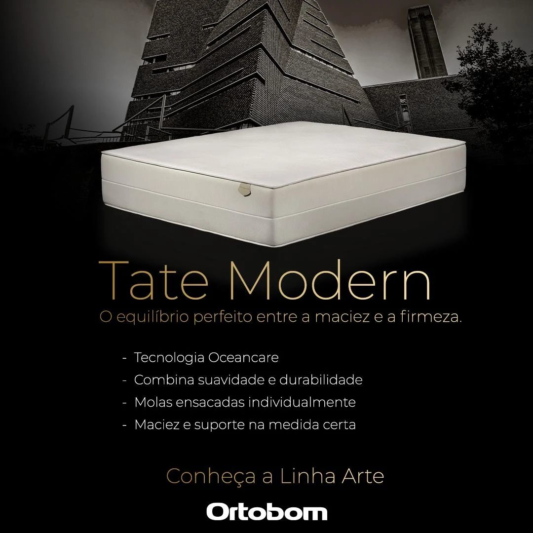 Colchão Tate Modern da Linha Arte Ortobom